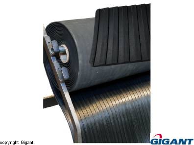 Wide Fluted Rubber Cloth