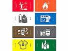 Adhesive Labels for waste identification