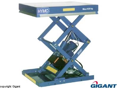 Lift table 1-phase double scissor AXX Hymo