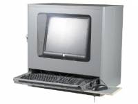 Computer terminal cabinet