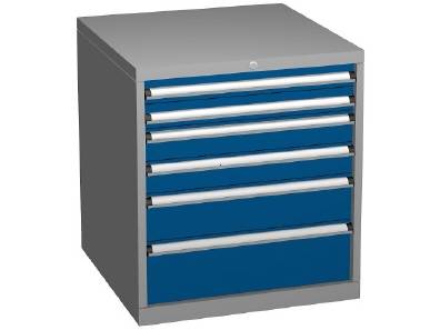 Drawer Storage Cabinet, Height 800mm - 6 Drawer Combinations