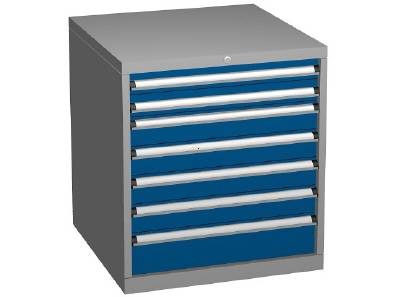Drawer Storage Cabinet, Height 800mm - 6 Drawer Combinations