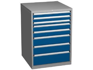 Drawer Storage Cabinets, 9 Drawer Combinations with 1000mm Heights