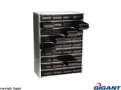 Storage cabinet ESD Raaco