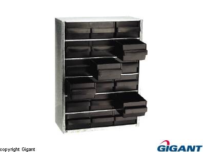 Storage cabinet ESD Raaco
