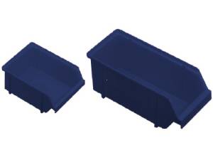 Module bin of Polypropylene width 125 mm Raaco