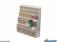 Storage chest, crystal clear, height 670