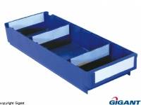Storage container of polypropylene, blue