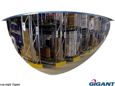 Dome mirrors 180-degree