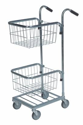 Mini Trolley with 2 Baskets (KM 153-TT)