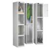 Clear View Locker - Four Compartment