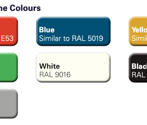 Bench frame colours