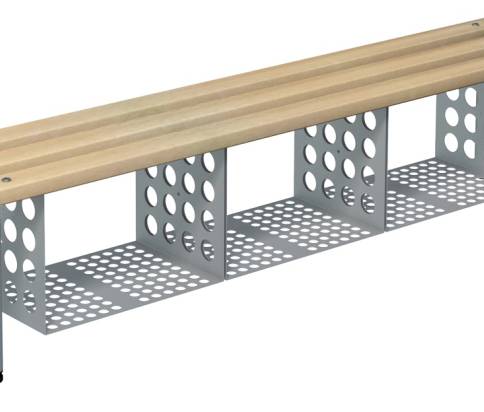 Cloakroom infant bench basket type b
