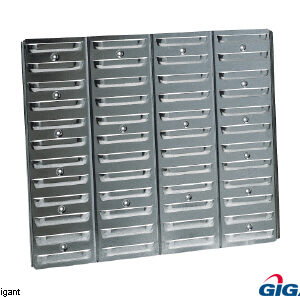 Suspension panel for module boxes Raaco