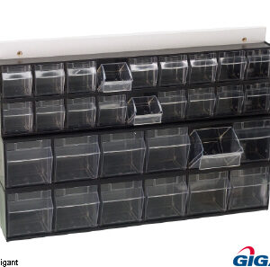 Storage chest, crystal clear, height 410