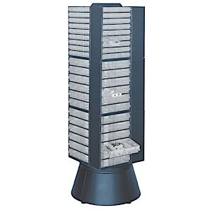 Floor carousel for storage cabinet depth 150 mm Raaco